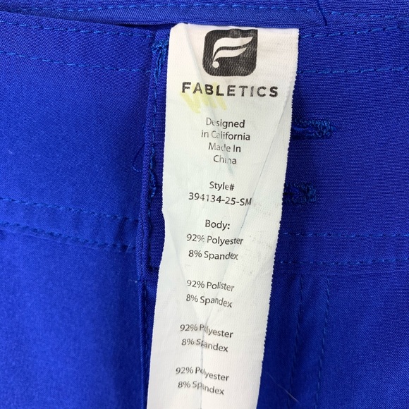 Fabletics Cargo Jogger Bright Blue size small - Picture 5 of 5